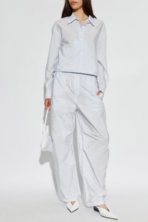 Alexander Wang Shirt With Logo, Womens, Light Blue
