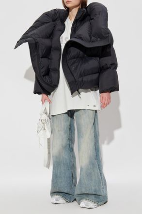 Balenciaga T-shirt With Pattern, Womens, Grey