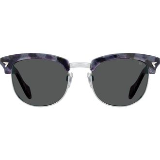 American Optical Sirmont 51mm Wayfarer Nylon Non Polarized in Gravel Silver - Gyn at Nordstrom