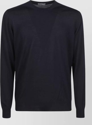 Drumohr crew neck long sleeve fitted sweater