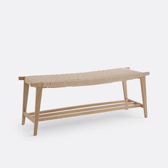 La Redoute Interieurs Bank in massief eik, Kioto