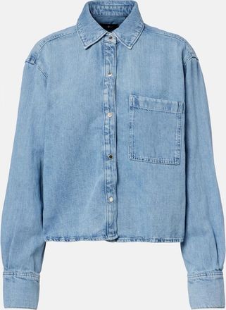 7 For All Mankind Ivy cotton and linen denim shirt