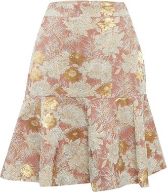 N&deg;21 Minigonna a fiori - Rosa