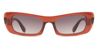 LMNT Sunglasses Rectangle Full Rim Plastic Mens Prescription Sunglasses White Size 54 - LMNT