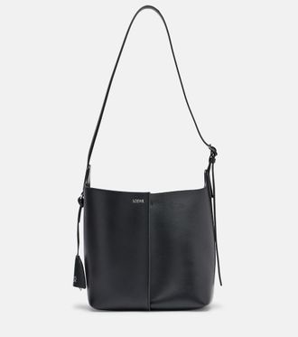 Loewe Double L leather shoulder bag