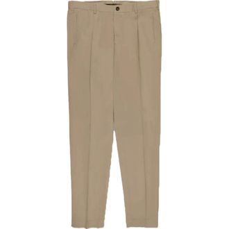 Incotex Chinos, male, Brown, Size: M Regular Pleat Chinos
