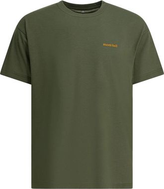 Montbell Wickron Mountain SS T-Shirt - Heren - T-shirts - Groen - L - Polyester - Tops
