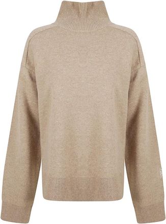 Tory Burch Coltruien - Dames - Coltruien - Beige - M - Truien & Vesten