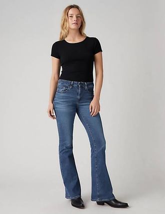 Levi's 726 High Rise Flare Jeans - Womens - 23X30 - Blue