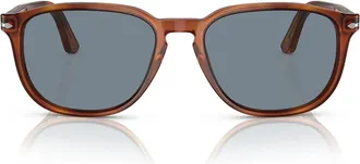 Persol Sunglasses Po3019 S 96/56 Siena Earth/Blue Men
