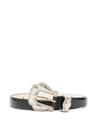 D&eacute;hanche Santo buckle belt - Black