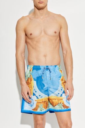 Versace Swim Shorts, Mens, Blue