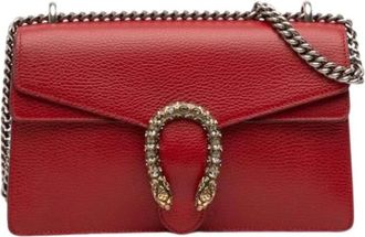 Gucci Pre-owned Shoulder Bags, female, Red, Size: ONE SIZE Pre-owned Vintage Shoulder Bag