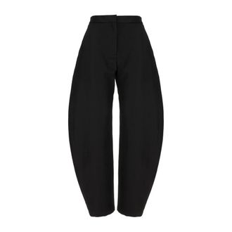 Alaia Tapered Trousers - female - Ala&iuml;a - Tapered Trousers - Black - XS - Trousers