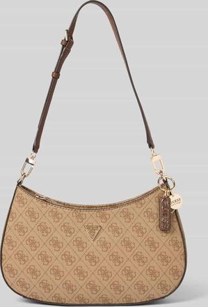 Guess Shoulder Bag mit Logo-Detail Modell Noelle in Hellbraun, Gr&ouml;&szlig;e 1