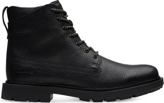 Clarks Craftdale 2 Hi Black laarzen - BLACK WARMLINED LEATHER