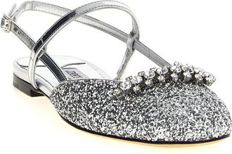 Jimmy Choo London Belinda Flat - Silver
