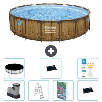 Bestway Piscina Bestway Power Steel Redonda - 549x122 Cm - 8-piezas S562