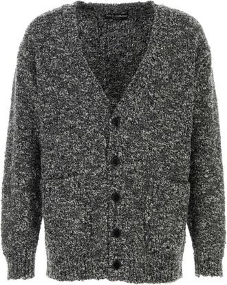 Dolce & Gabbana Marl-knit Vest - Heren - Vesten - Grijs - S - Wol - Truien & Vesten