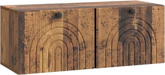 vidaXL Mueble Para Tv De Pared Madera Envejecida 78,5 X 31 X 30 Cm Vidaxl