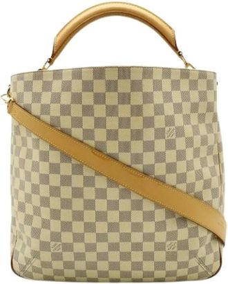 Louis Vuitton Pre-owned Shoulder Bags, female, Beige, Size: ONE SIZE Pre-owned Fabric louis-vuitton-bags