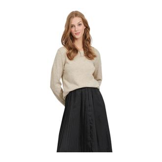 Vila Vila, Truien & Vesten, Dames, Beige, S, Ril Knit Sweater