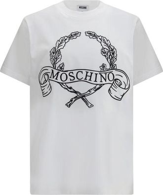 Moschino Witte Katoenen T-Shirt