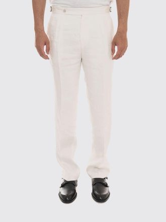 HUGO BOSS Pantaloni sartoriali in lino