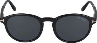 Tom Ford Klassieke zonnebril Ft 0834 01A - unisex - Zonnebrillen - Zwart - 52 MM - Accessoires