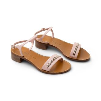 Ferragamo Devin Parker Sandal - Beige