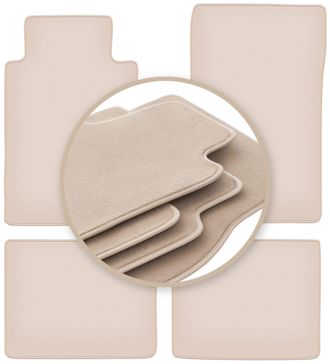 OEM Alfombrillas Beige Premium Para: Mercedes E W124 Berlina, Familiar 1984-1997