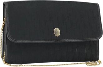 Dior Pre-owned Vintage Trotter Canvas Schoudertas - Dames - Vintage Clutch - Zwart - ONE Size - Vintage