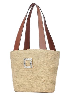 Roger Vivier RV Skate Tote Bag - Beige