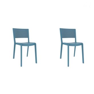 Resol Sillas spot pl&aacute;stico azul (pack de 2)
