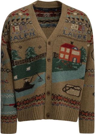 Polo Ralph Lauren Cardigan Panorama - - Knitwear - Donna - Marrone - S