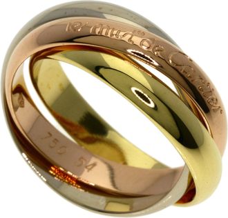 Cartier Yellow Gold (18K) Pink Gold (18K) White Gold (18K) Band Ring (Pre-Owned)