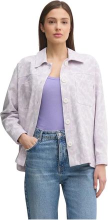 La Petite Francaise Chandler Shirt - Dames - Overhemden - Paars - L - Katoen - Overhemden