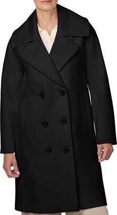 Bernardo Long Wool-Blend Coat