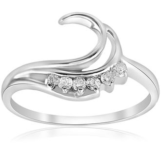 Pompeii3 1/4ct Diamond Ring Enhancer 14K White Gold Size Selectable