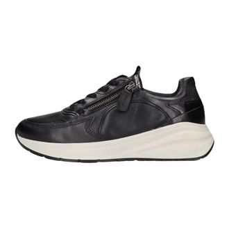 Gabor Schoenen, Dames, Zwart, 37 1/2 EU, Leer, Low-Top Sneakers 598