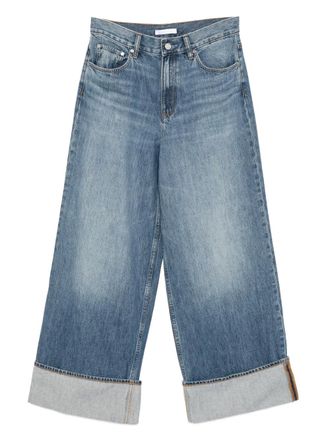 Helmut Lang low-rise wide-leg jeans - Blue