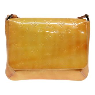 Louis Vuitton Thompson Street Yellow Patent Leather Shoulder Bag (Pre-Owned)