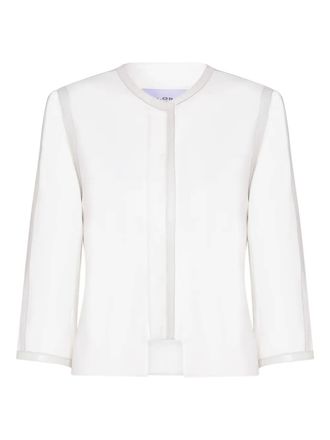 Gloria Coelho trim-detail jacket - White
