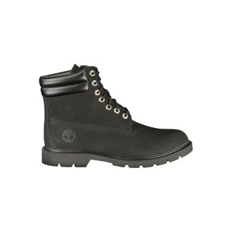 Timberland Nero Leather Men Ankle Mens Boot
