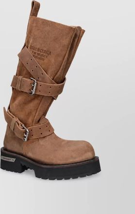 Balenciaga leather ankle boots