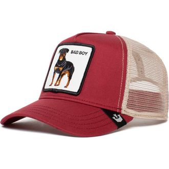 Goorin Brothers The Baddest Boy Trucker Hat in Scarlet at Nordstrom Rack