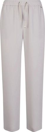 Herno Broeken, Dames, Grijs, M, Polyester, Drawstring Broeken
