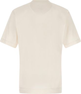 Fendi Mens White Cotton T-Shirt