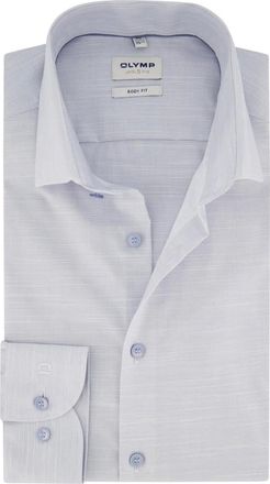 Olymp Olymp, Overhemden, Heren, Blauw, 3Xl, Katoen, Lichtblauw Zakelijk Overhemd Slim Fit