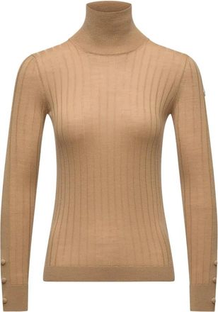 Moncler Turtleneck Sweater - Dames - Coltruien - Beige - M - Truien & Vesten